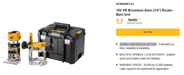 DEWALT BRUSHLESS MOTOR