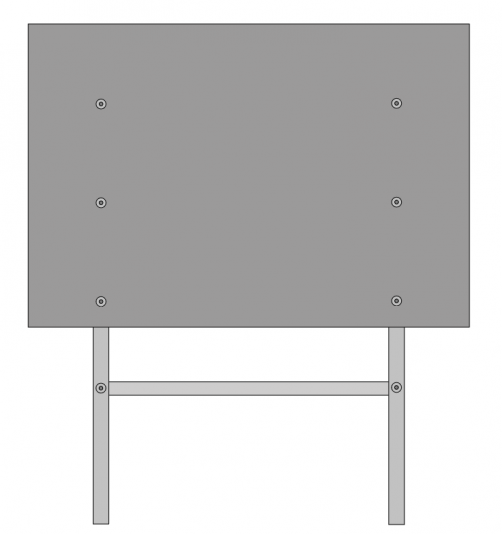 Grass-sign-grass-spike-grass-stab-correx-sign-foot-press