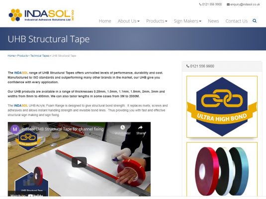 indasol-uhb-tape