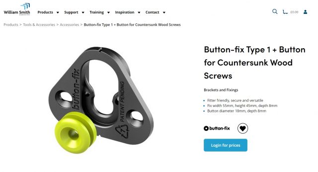 Button-sign-fix-push-fit-countersunk