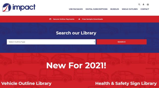 impact-vehicle-outline-library