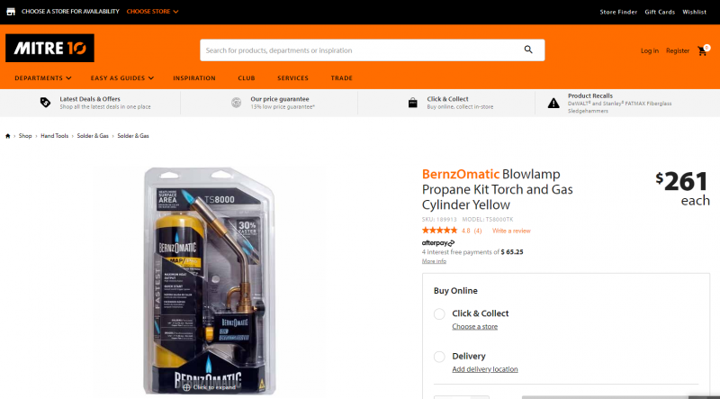 bernzomatic-blow-lamp