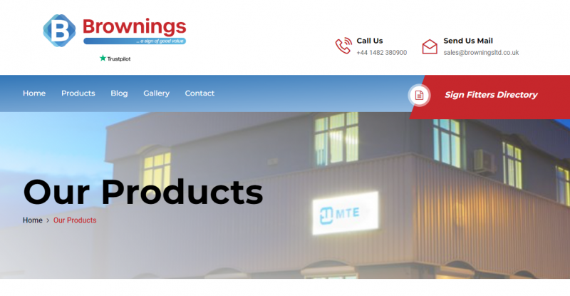 Brownings-sign-supplier