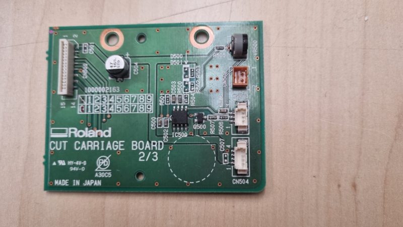 working cut carriage board